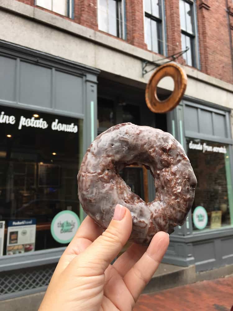 Potato Donut. Things to do in Portland Maine with kids. 