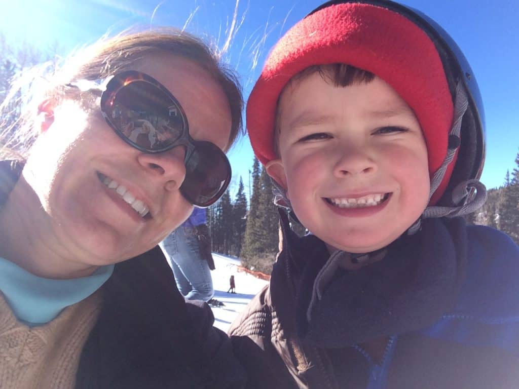 Snow Selfie. Ski School is a fun and easy way to get the kids loving the sport.