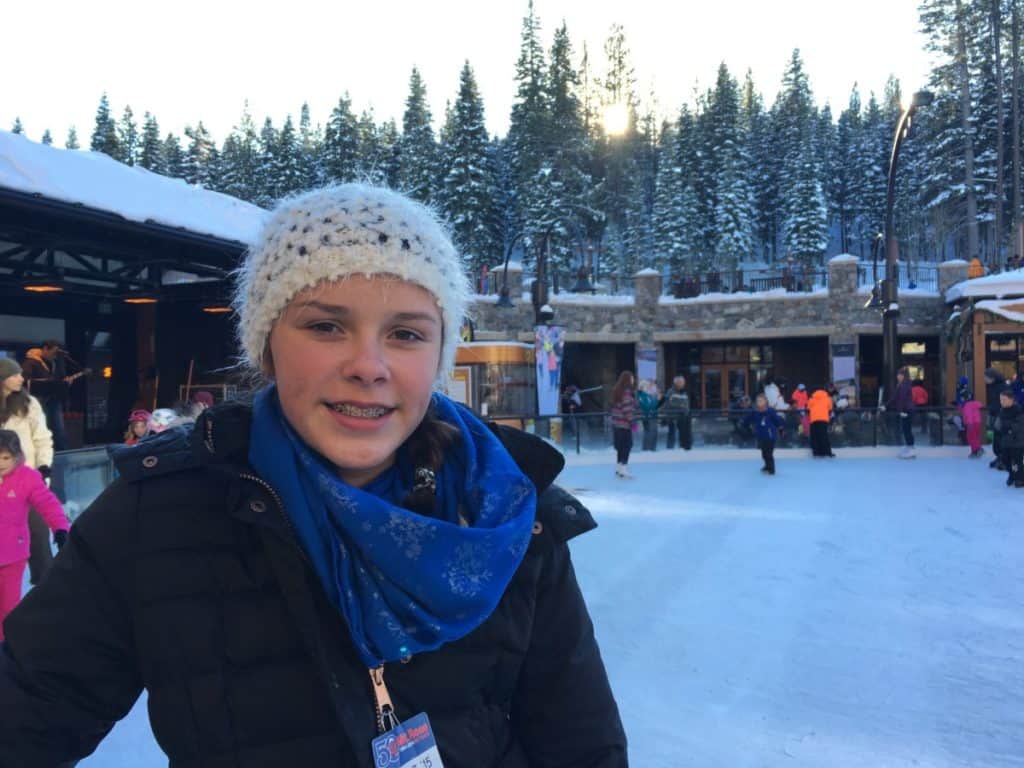 Ice skating at Northstar Ski Resort is a great way to spend the day when not on the slopes. family friendly ski destination, Lake Tahoe.