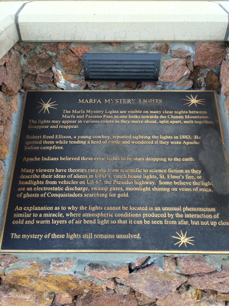 The Marfa Lights are a West Texas legend ripe for teens.