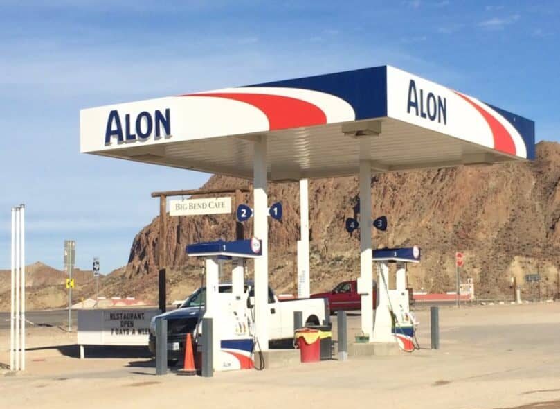 There's a rule in West Texas, if you see gas, BUY gas. west texas road trip, big bend national park,