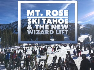 Carful of kids, Mt. Rose Ski Tahoe, Family Ski
