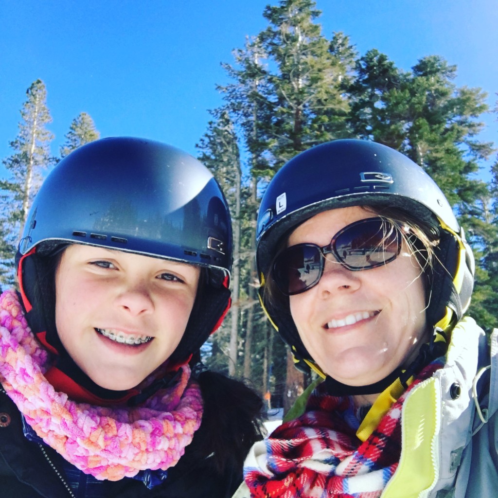 You can't beat weather like this to ski with your best girl. Lake Tahoe, Family Ski, Mt. Rose