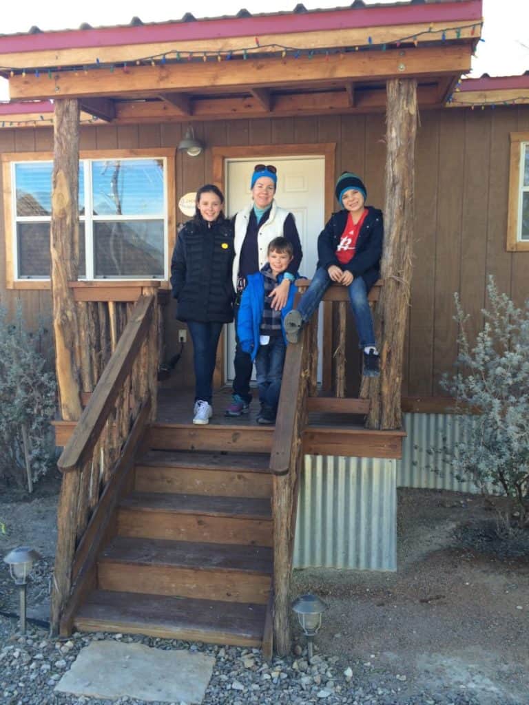 Our cozy cabin at Far Flung Outdoor Center is a great find in the Chihuahua Desert. Big Bend for kids, west texas trips with kids,