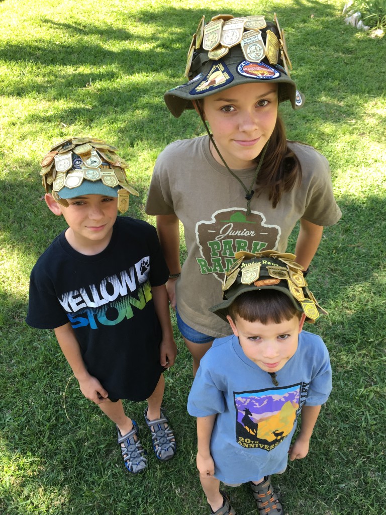 The Carful of Kids have earned Junior Ranger badges since our first road trip.