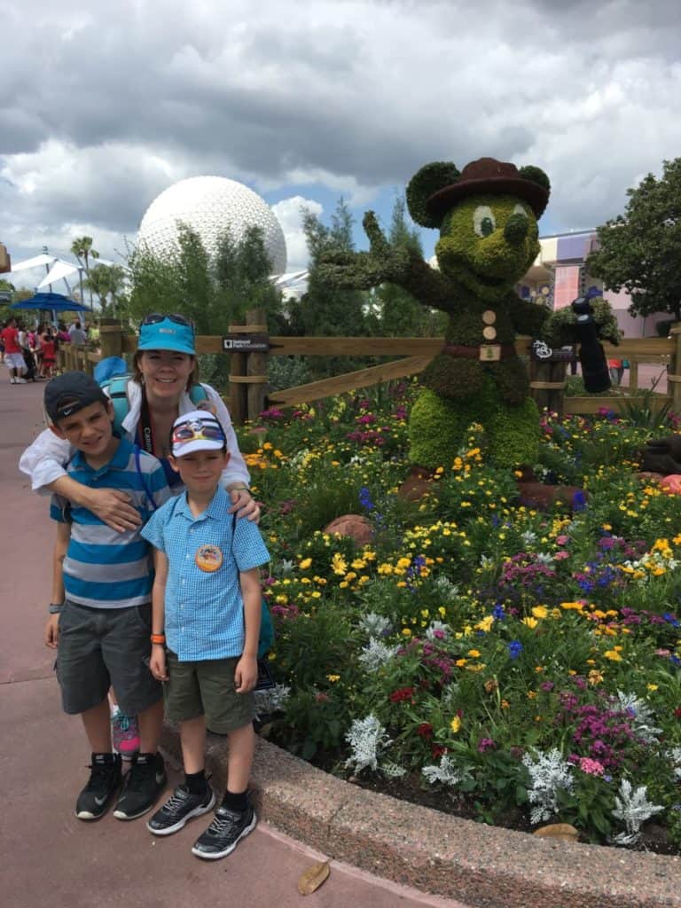 Ranger Mickey leads the ways as Disney celebrate the National Park Service's Centennial. Epcot's International Flower and Garden Festival 