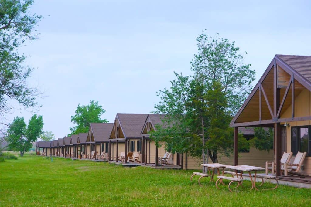 Cedar Pass Lodge, Badlands National Park, cabins,