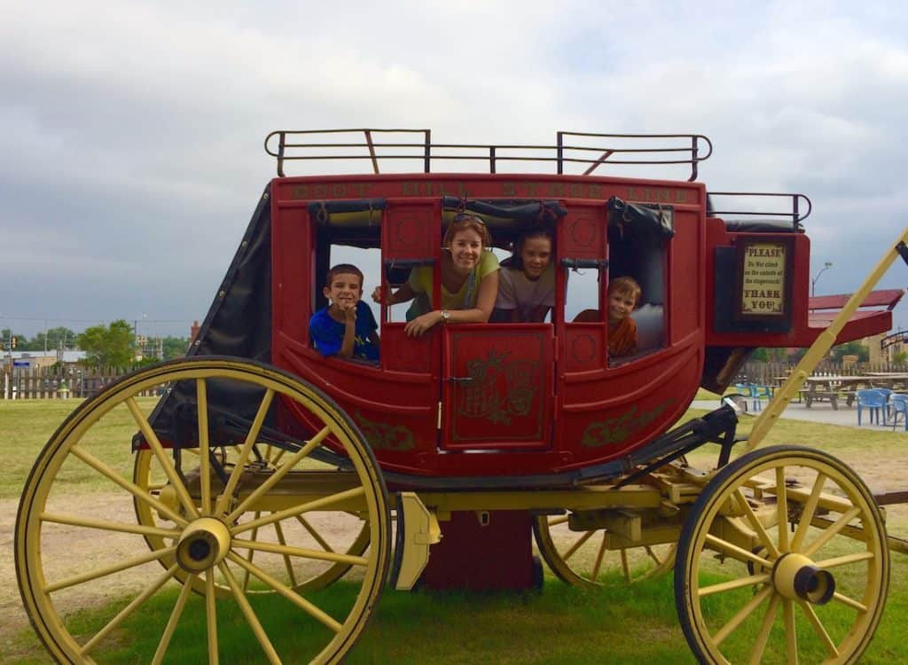 Hop abroad the Stagecoach at Boot Hill Museum in Dodge City, Kansas.