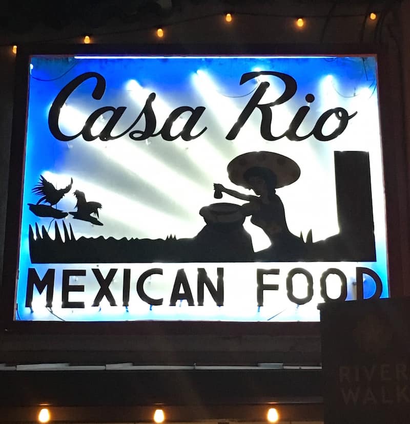 Casa Rio Mexican Food offers San Antonio River Walk dining and kid-friendly tacos. 