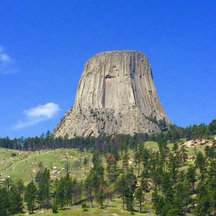 Devils Tower National Monument for families in Wyoming. Top National Parks for Volcanoes