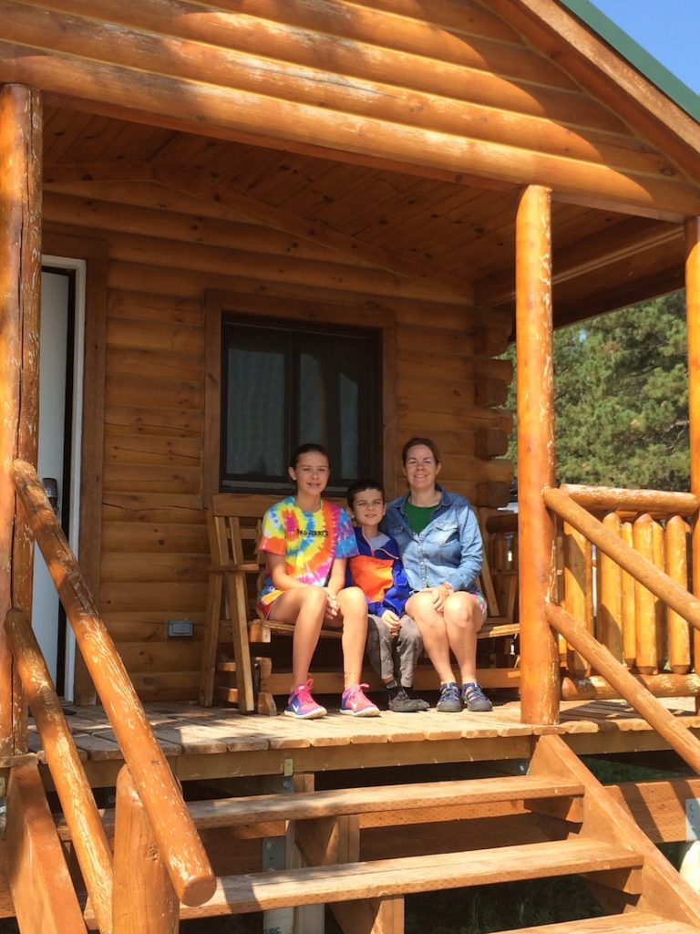 A cozy cabin near Devils Tower National Monument.