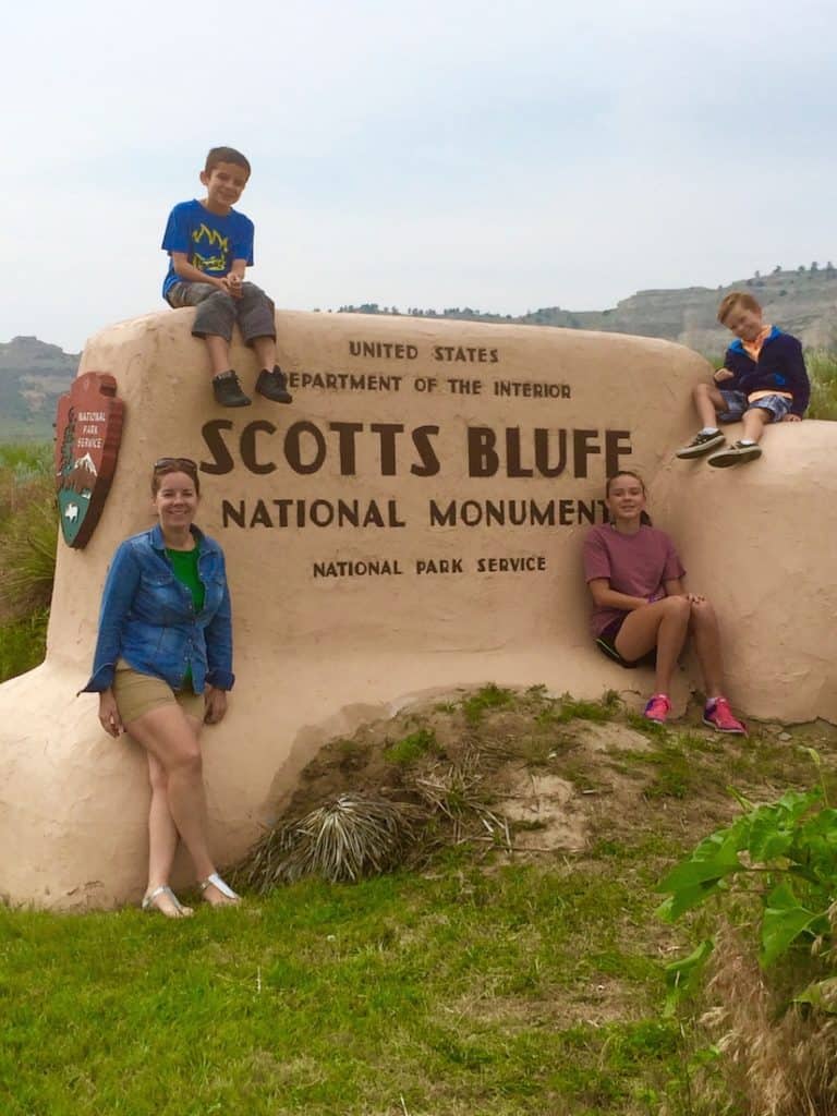 Visit Scotts Bluff National monument to learn about the Oregon Trail.