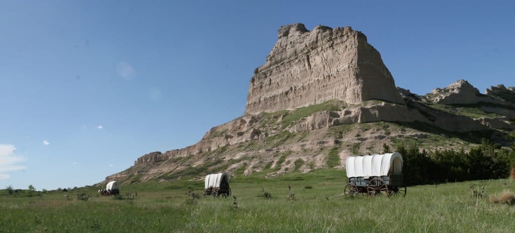 Visit Scotts Bluff National Monument with kids for Pioneer History. 
