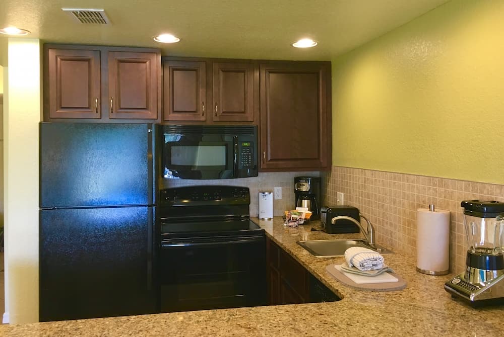 A kitchenette is great for family trips and I love Mystic Dunes for families. 