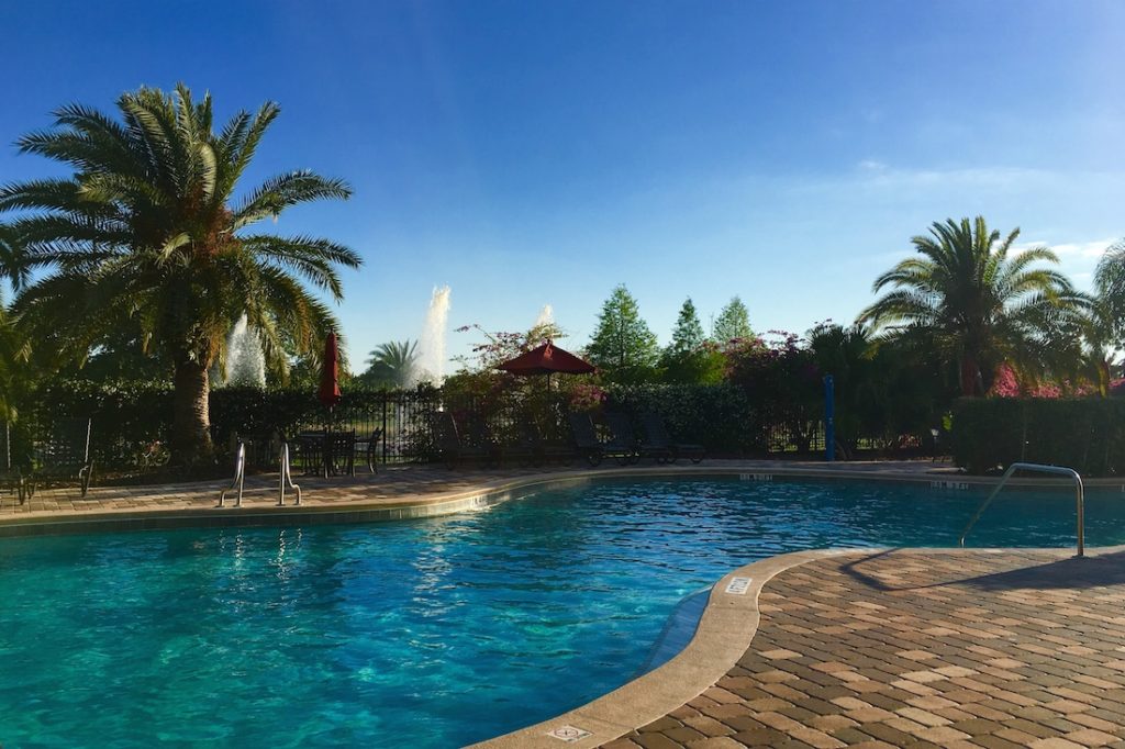 With four pools, I like Mystic Dunes for families.