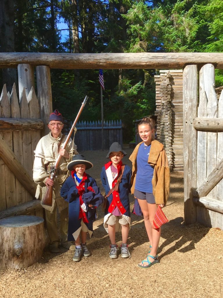 Explore Fort Clatsop with kids.