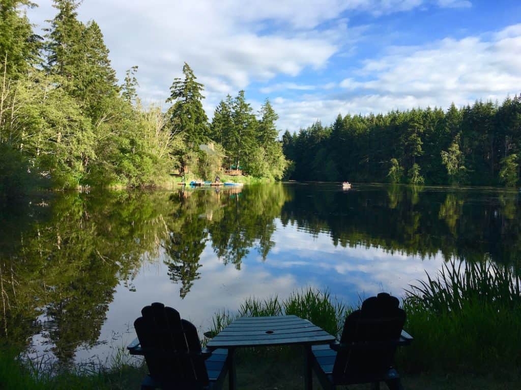 Lakedale Resort is one of the best places to camp with kids in Washington.