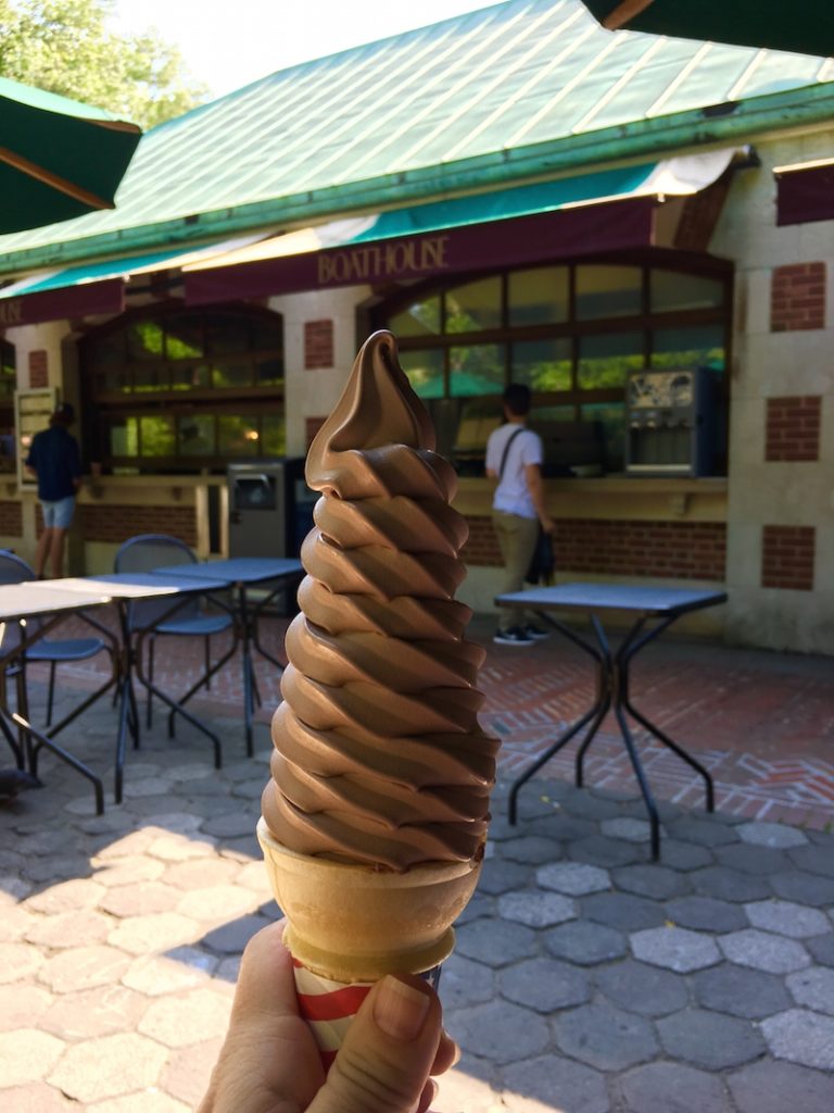 Where to eat in NYC with teens, grab some ice cream. 