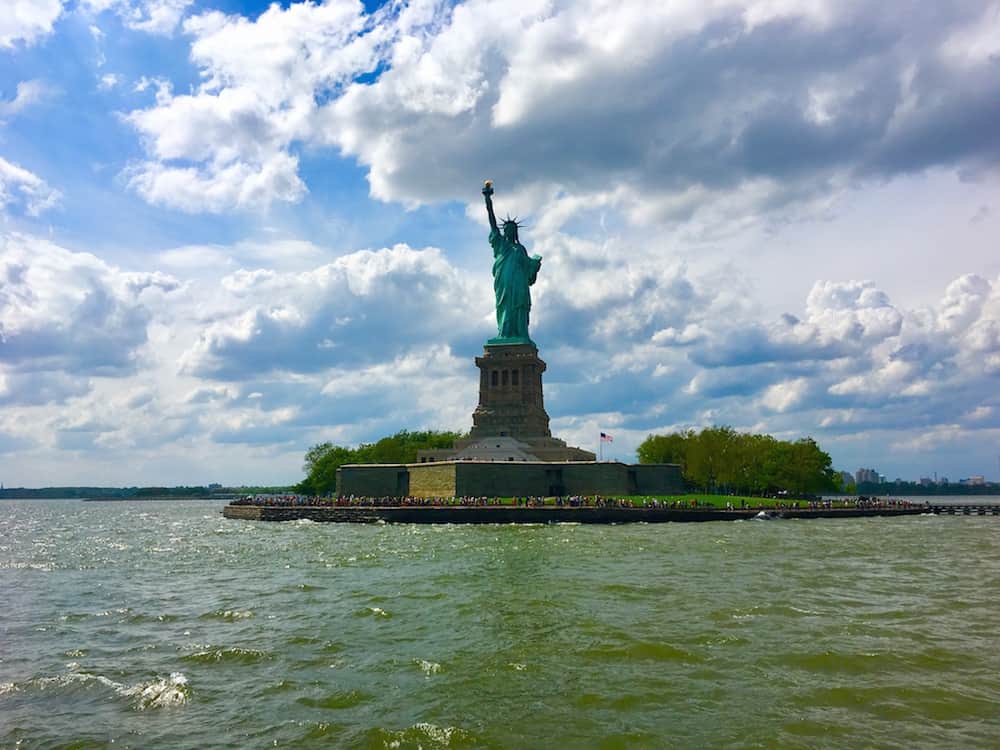 Visit the Statue of Liberty during your 4 day NYC itinerary.