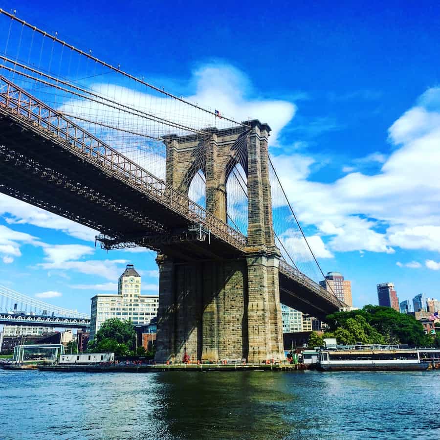 Brooklyn Bridge 4 Day NYC itinerary.