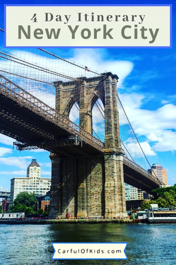 Here's your 4 Day itinerary for the Ultimate Trip to New York City in 2021. Got the must-see tours along with top museums and even some cheap eats for the kids along with walking and subway directions. What to do in New York City | Where to go in New York City | Must dos in NYC #NYC 