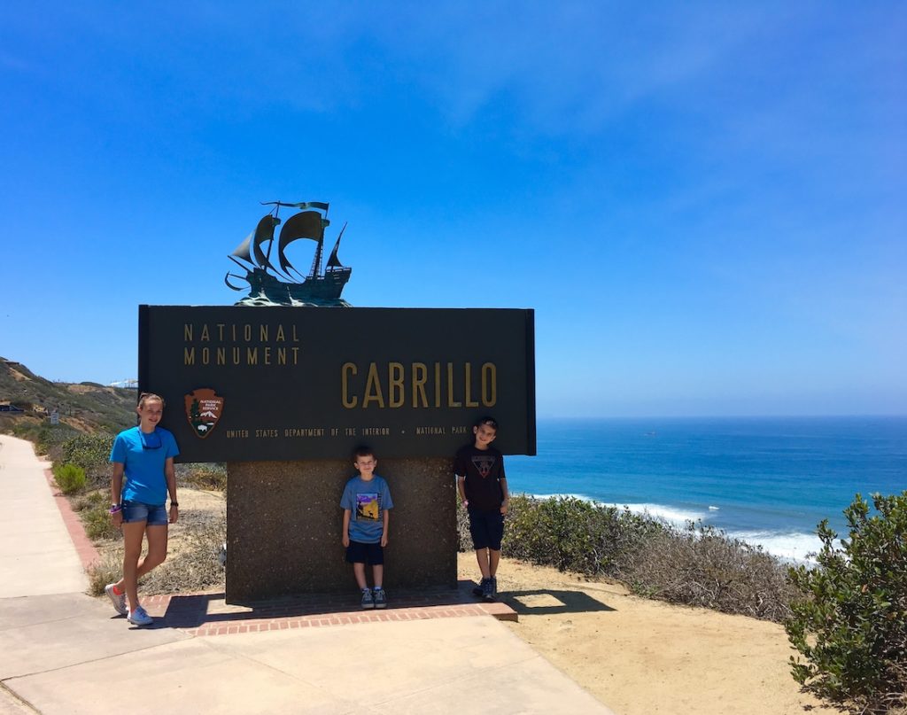 Cabrillo National Monument. Where to go in San Diego with kids.