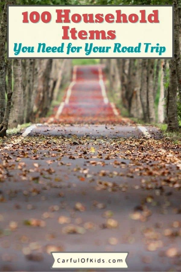 Load up the car and explore the open road across North America. Here's a list of 100 Everyday Items to Pack for your trip, from an atlas to waterproof gloves. What you need to Pack for a Road Trip | Packing List for Road Trips | Road Trip Must Haves #RoadTrip #PackingList