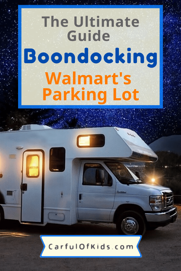 What's Boondocking? Where can you do it? Is it legal? Does it hurt? Got all the answers to your questions from a Mom of three and Boondocking veteran. #FreeCamping #Boondocking #WalmartCamping Where to Camp for Free | Can you sleep in your car in the Walmart parking lot | Bookdocking 