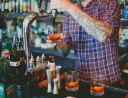 Cocktails. Date night in Austin Texas