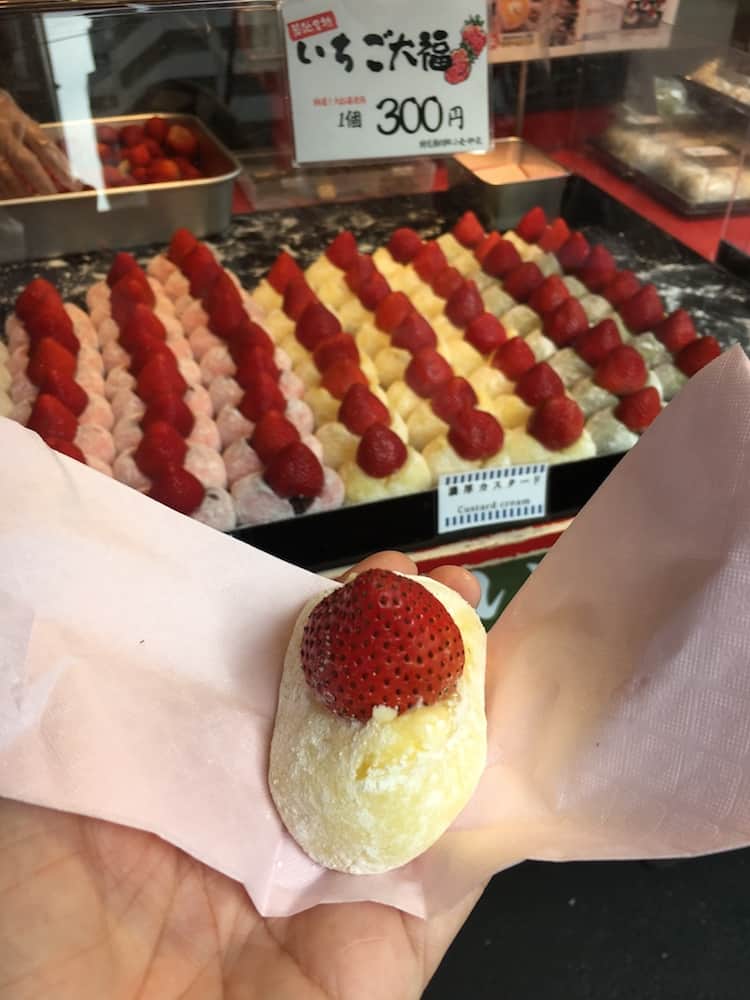 Lemon and Strawberry Mochi. Japanese snacks you must try