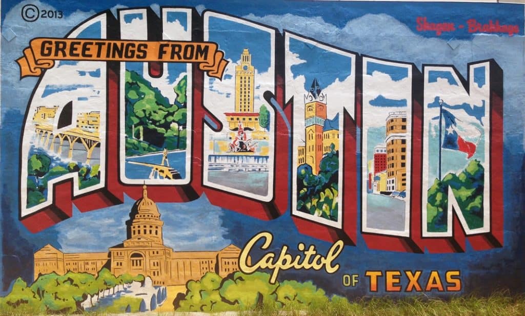 mural 4 day itinerary for Austin Texas 