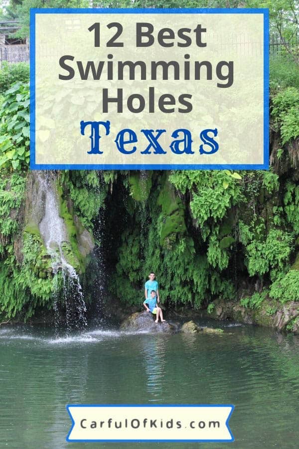 Traveling across Texas, here's 12 of the best swimming holes and pools. Got the natural pools, man-made pools with natural waters, along with state park pools and private pools in this one article. Get all the details on reservations for the more popular pools. #NaturalPools #TexasSwimmingHoles Best Texas Swimming Holes | Natural Pools in Texas Hill Country 