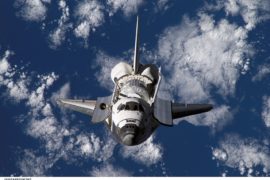 Where to see a NASA space shuttle.