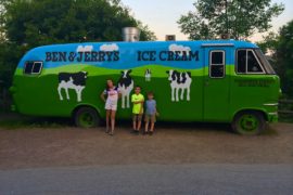 Ben and Jerry's Ice Cream. What to do with kids in Waterbury Vermont