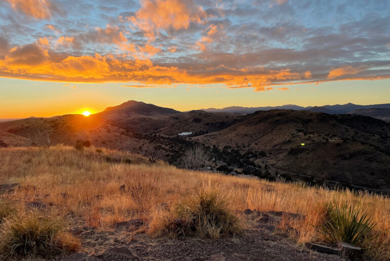 Sunset at Davis Mountains