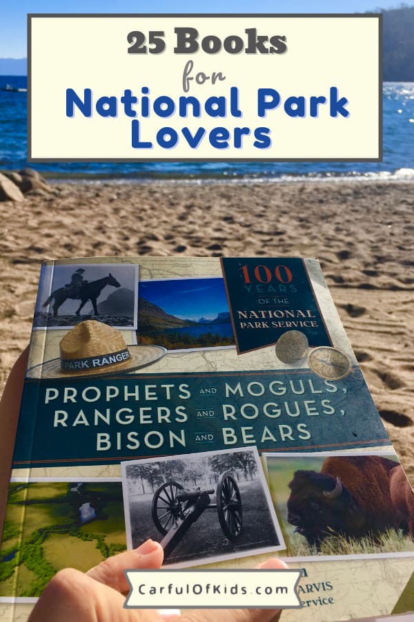 For outdoor adventurers, history buffs and kids alike there's a National Park book for everyone on your list, including those who don't camp. #NationalParks #NPS #TravelBooks #GiftGuide #Books Best Books for National Park Fans | Books about the National Parks 
