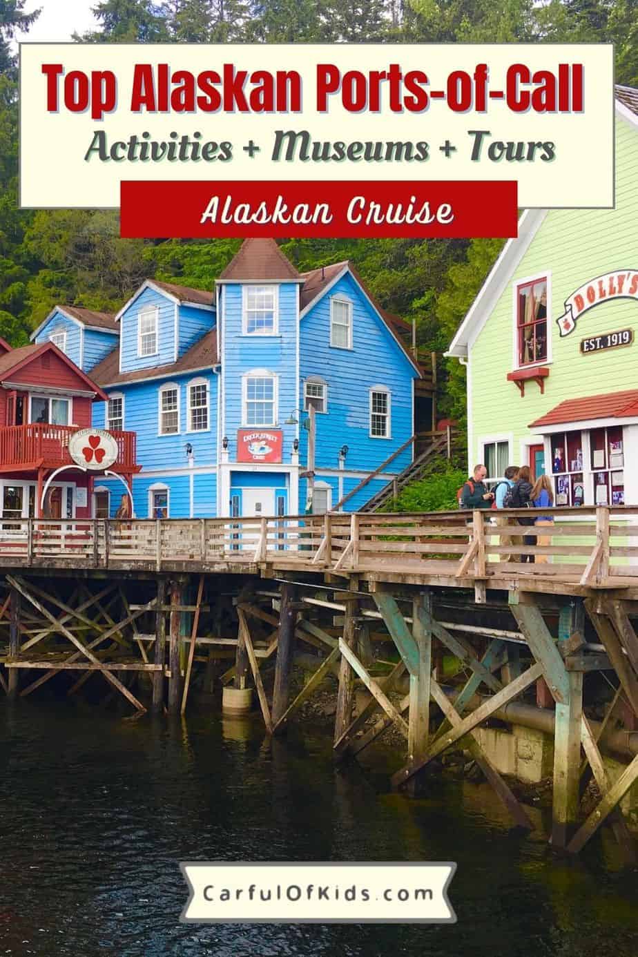 If an Alaskan cruise is on your bucket list, which ports-of-call do you want to visit. Each cruise offers a different line-up of ports-of-call. Here's the top Alaskan ports-of-call along with top activities and excursions for each. What is the best Alaskan ports-of-call | Where do Alaskan cruises stop #Alaska #cruising 