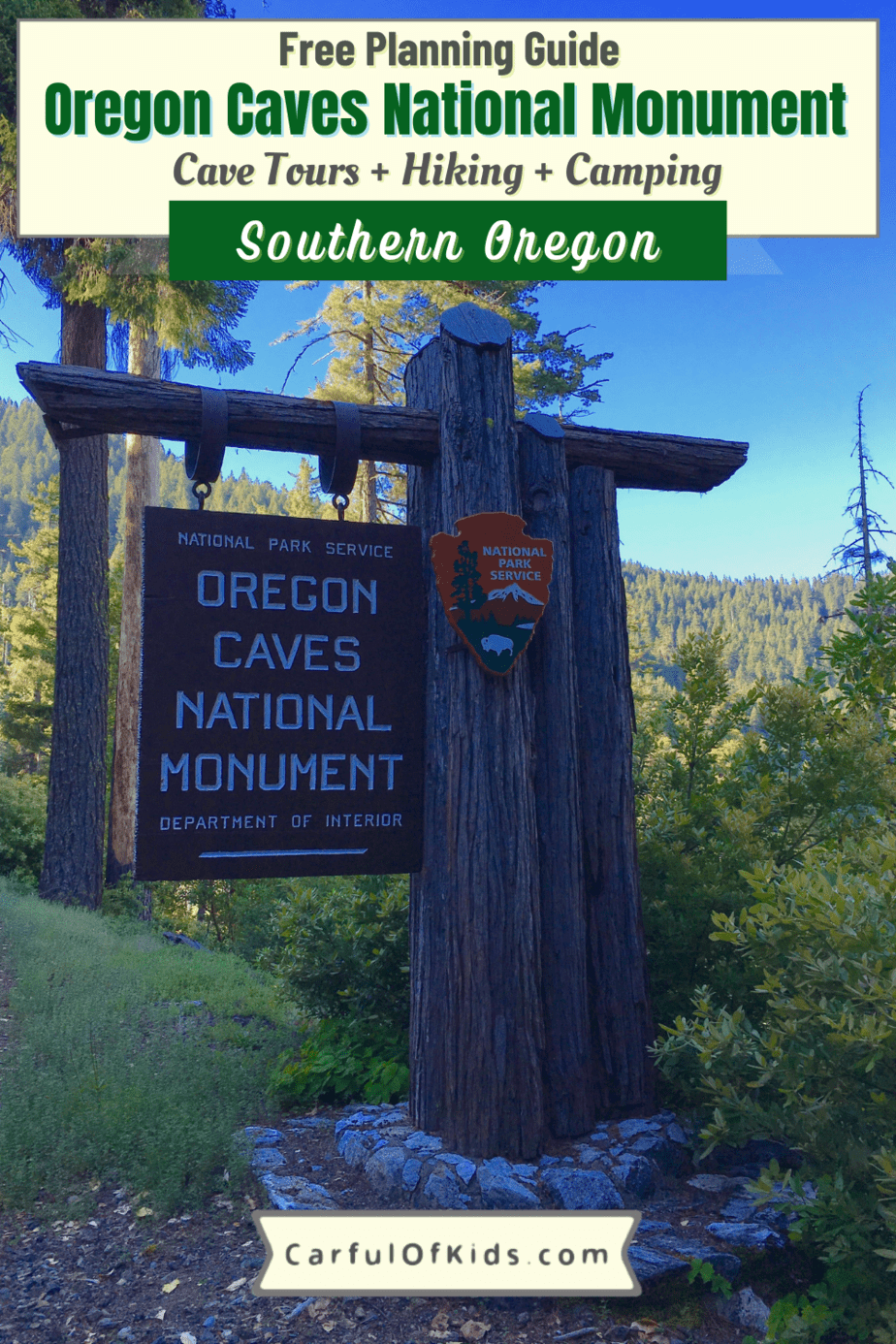 In Southern Oregon, discover Oregon Caves National Monument with its cave of marble. Along with cave tours, find hiking trails, picnic tables along with the Oregon Caves Chateau. Get the details on types of cave tours and nearby camping. What to do with kids at Oregon Caves | Caves tours in Oregon | Historic Lodges in National Parks #Oregon #NationalParks 