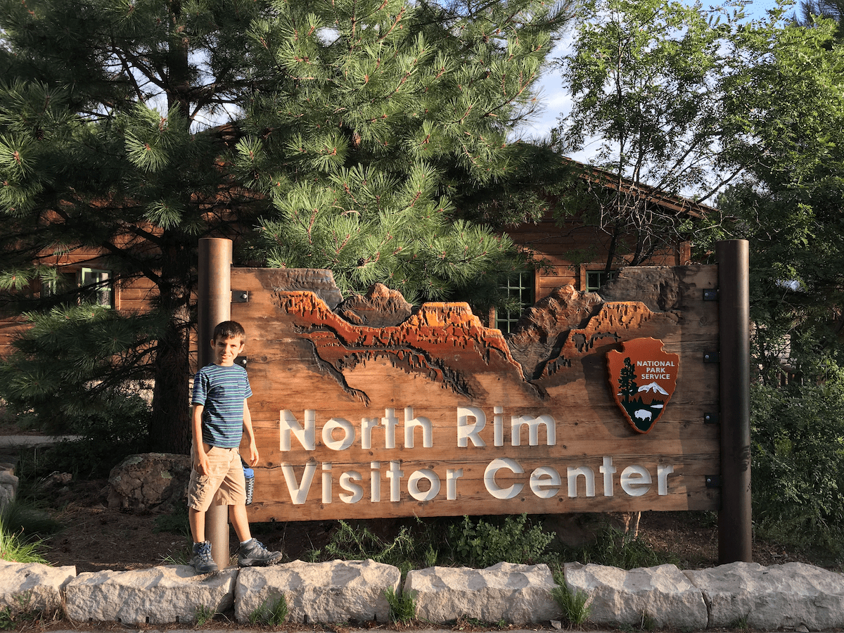 North rim of Grand Canyon Visitor Center 