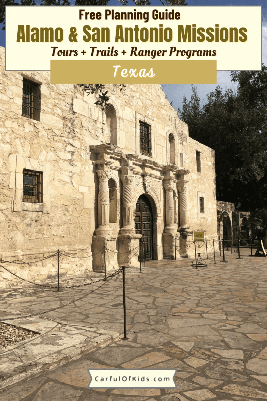 Tour the Alamo plus four more missions across San Antonio, Texas, to learn Texas history on your next getaway. It's a national park site and a UNESCO World Heritage Site. credit: Catherine Parker What to do at the Alamo | Where are the San Antonion Missions #Alamo #SanAntonio 