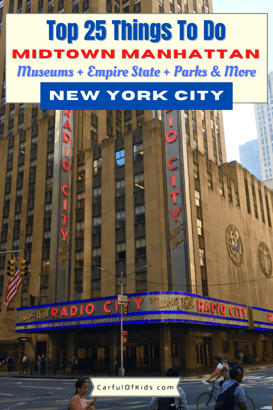 One of the top areas to explore in New York City is Midtown Manhattan. From the Empire State Building to the MoMA find lots to experience. With parks and even cathedrals to see, spend a day walking between Central Park South and 14th Street. Here's the Top Things to do in Midtown Manhattan. Where to go in Midtown Manhattan | Top Sites in NYC | Best Tours in NYC #Manhattan #NYC 
