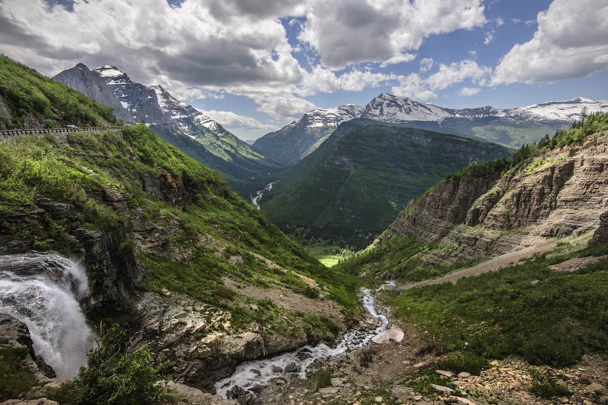 Going-to-the-Sun Road in Glacier National Park