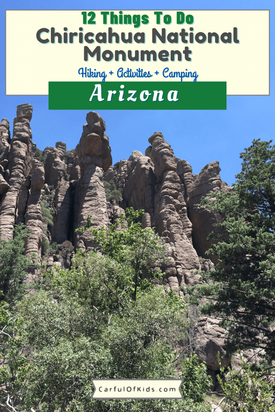 Located in southern Arizona near the New Mexico border, Chiricahua National Monument is an ideal road trip stop along Interstate 10. It features a scenic drive, hiking and picnic spots. Here are the top activities in Chiricahua National Monument. Parks along Interstate 10 in Arizona. #NationalParks