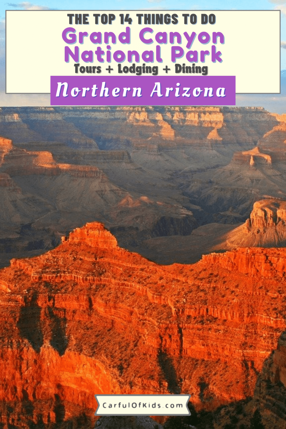 If it's your first trip to the Grand Canyon, here's a planning guide on what to see at the Grand Canyon, where to eat at the Grand Canyon and where to stay at the South Rim of the Grand Canyon. Find out where to camp and picnic spots too. Explore the Grand Canyon's South Rim in a few hours or a few days. #NationalParks #GrandCanyon #Arizona