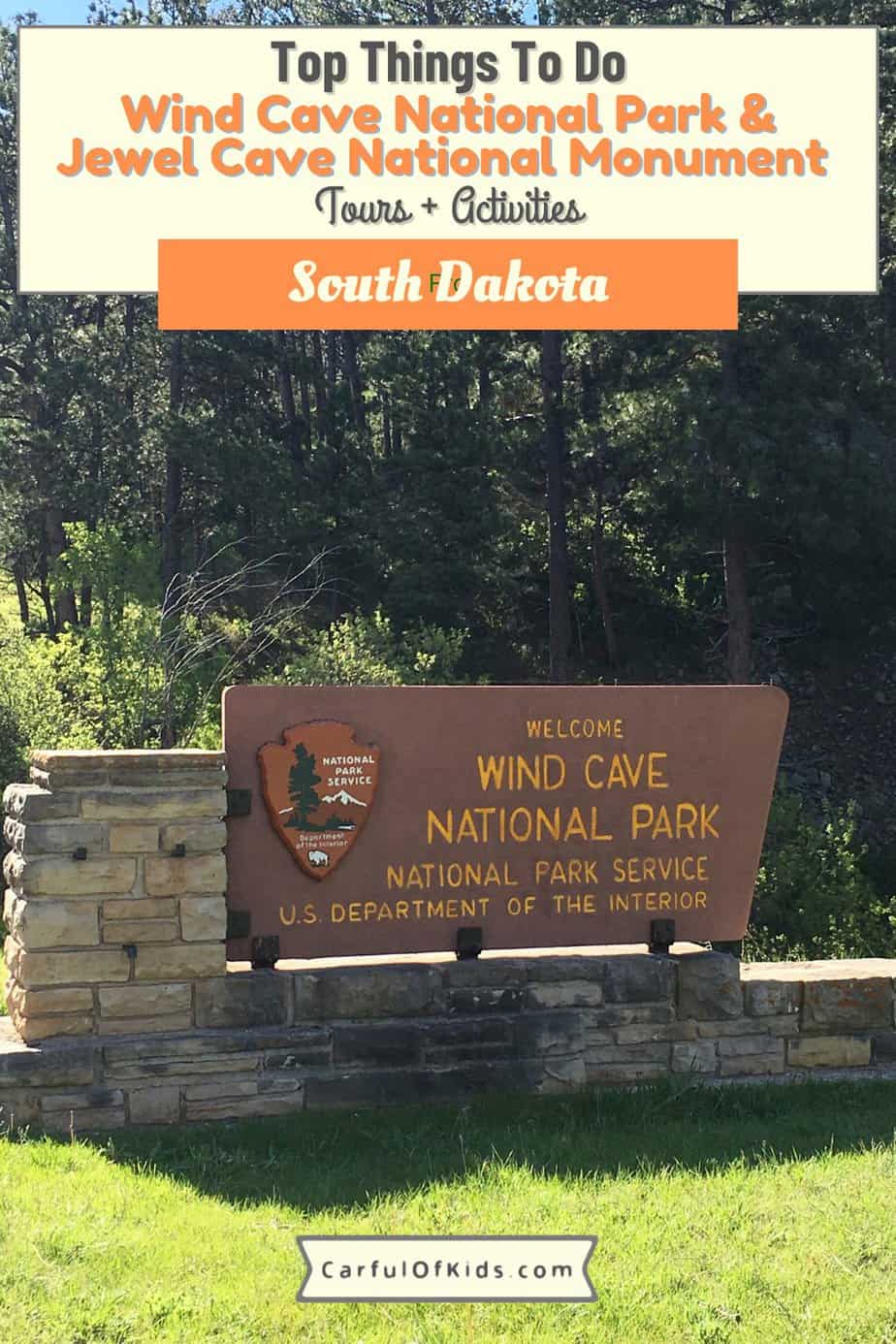 Add Wind Cave or Jewel Cave to your South Dakota itinerary when you visit the Black Hills. Got all the details for visiting, like cave tour descriptions, hiking, picnicking and camping. What to do at Wind Cave National Park | What to do to at Jewel Cave National Monument | Where to go in South Dakota #NationalParks #SouthDakota