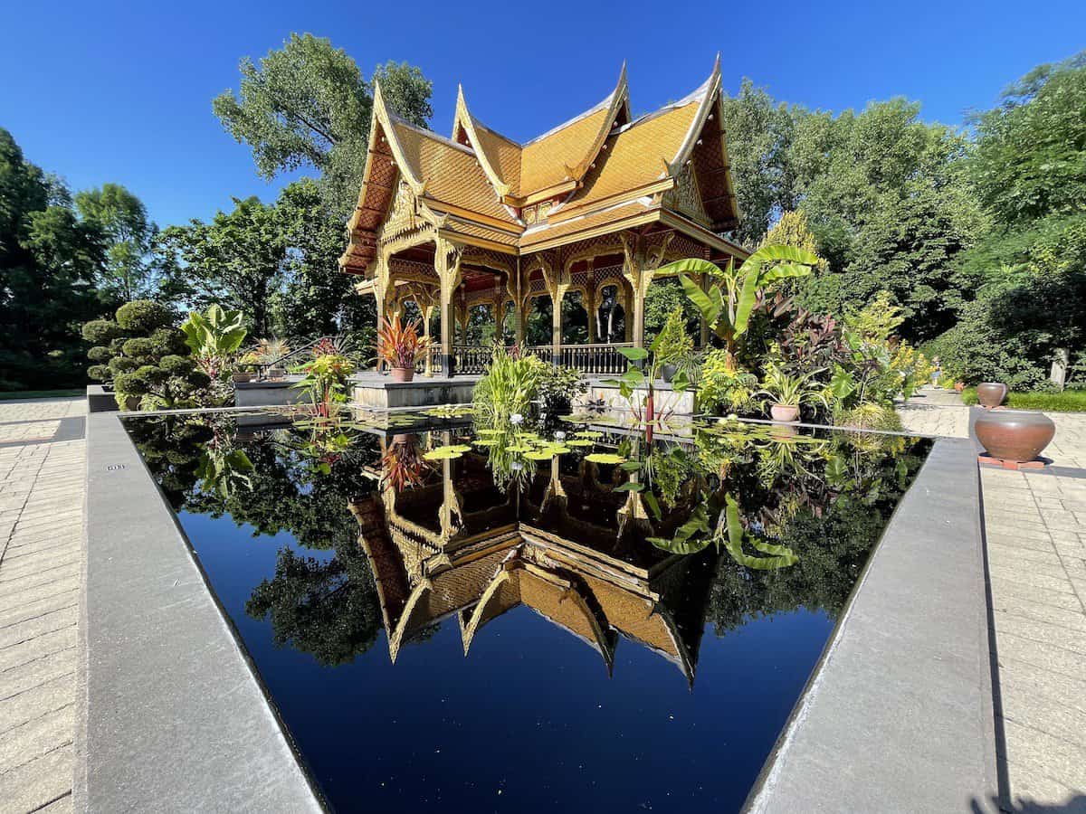 Temple in the Olbrich Botanical Gardens