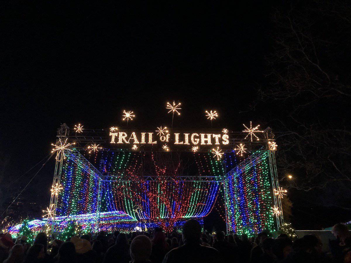 Trail of Lights in Austin Texas 