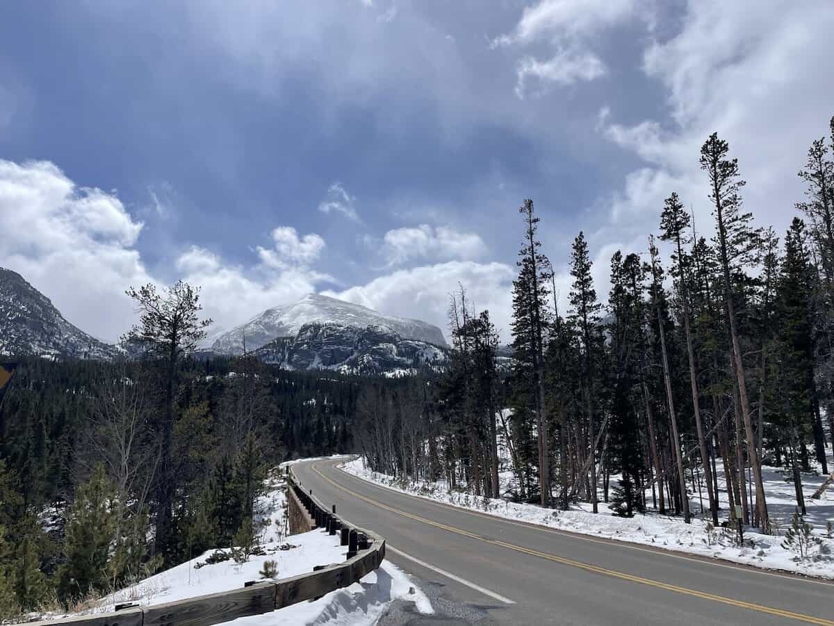 Rocky Mountain National Park road