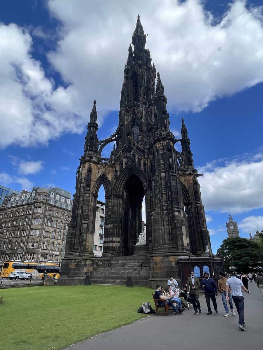 Scots Monument in Edinburgh