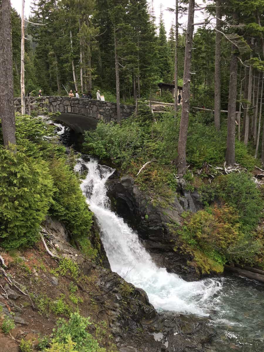waterfall in Mount Rainier National Park